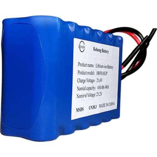 Customized lifetime lithium battery 18650 24V 4ah 4.4ah 5Ah 5.2ah 6s2p lithium ion battery pack for electric twist scooter