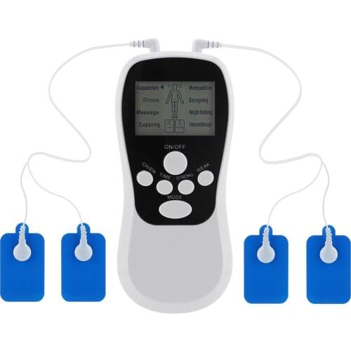 Multifunctional Tens Full Body Massage Device Physiotherapy Cervical Spine Shoulder Tuina Kneading Mini Massager Cupping 8 Modes