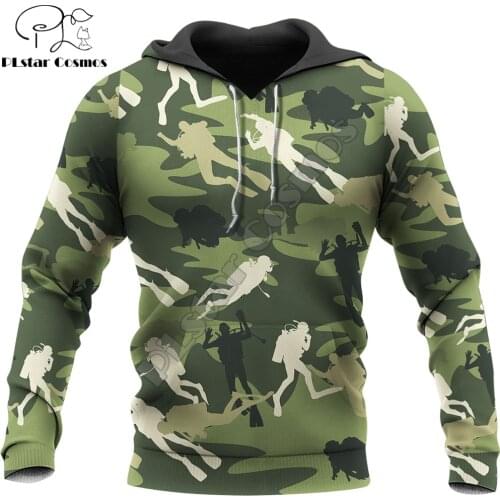 Fashion Mens hoodies 3D printed Scuba Diving Art Sweatshirt Hoodie Harajuku Autumn Streetwear Unisex Casual Tracksuit DW0109