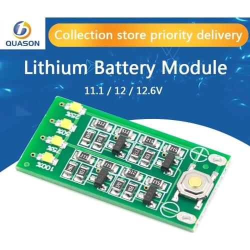 3S 11.1V 12V 12.6V Lithium Battery Capacity Indicator Module Lipo Li-ion Power Level Display Board 3 Series 9-26V