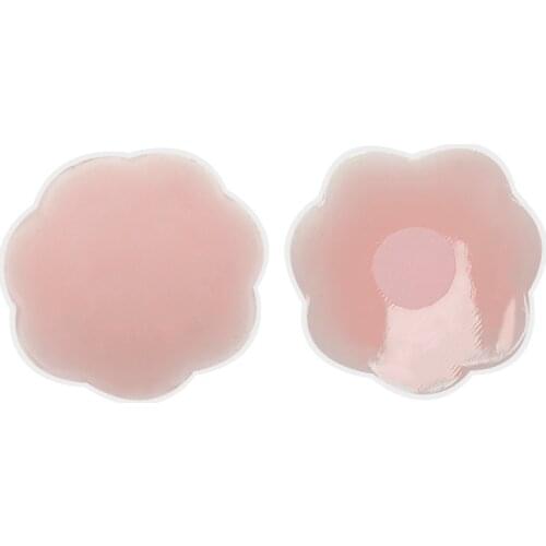 Wholesale Hot Sale Silicone Nipple Cover Bra Pasties Pad Adhesive Reusable Breast Stickers Petals Woman Lingerie Sexy Sticky Bra
