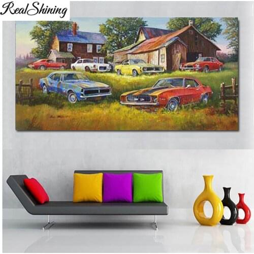 Full square/round big motor car 5D DIY Diamond Embroidery still life Picture Of Rhinestone motorcycle diamond painting FS6741