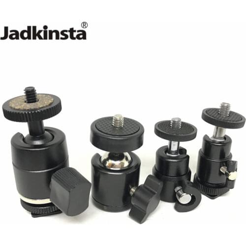 Jadkinsta Camera Tripod Ball Head 360 Degree Mini Ballhead for Camera LED Light Monitor Photo Studio Accessories Ball Mount