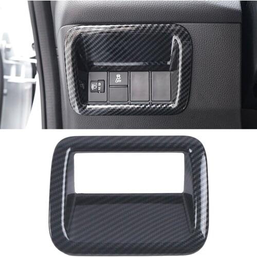 Car Styling 1PC ABS Plastic Interior Head Light Switch Cover Trim for Honda Fit Jazz GR 2020 2021 Accessories