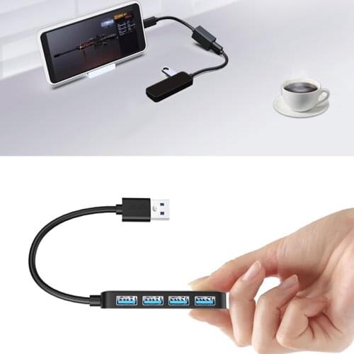 30cm usb cable 4 Port USB 3.0 Hub Ultra Slim Data USB Hub for Surface Pro XPS PC Flash Drive Mobile HDD