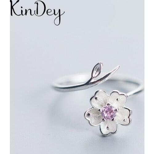 Exaggerated Gothic Crystal Flower Rings For Women Charm Engagement Jewelry Girls Open Finger Knuckle Rings 2021
