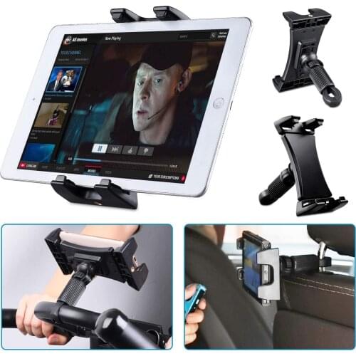 Bike Adjustable Tablet Holder Portable Bicycle Car Phone Tablet Mount Indoor Gym Treadmill Tablet Stand for 4.7-12.9 Inches