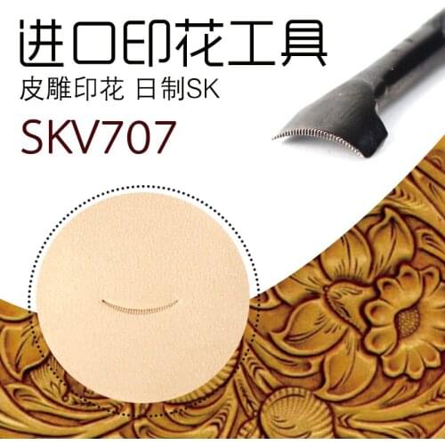 Japan Imported Carft Handmade Leather Goods DIY Leather Carving Printing Tools Advanced Series SKV707 Leather Working Tools