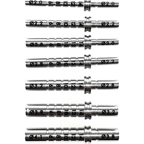 1pcs Parallel Pin Depth Gauge For Implant Surgical Tool Dental Lab Instrument Double-Head