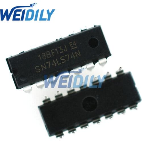 10PCS/LOT HD74LS74AP DIP14 HD74LS74 DIP SN74LS74AN 74LS74 DIP-14 New