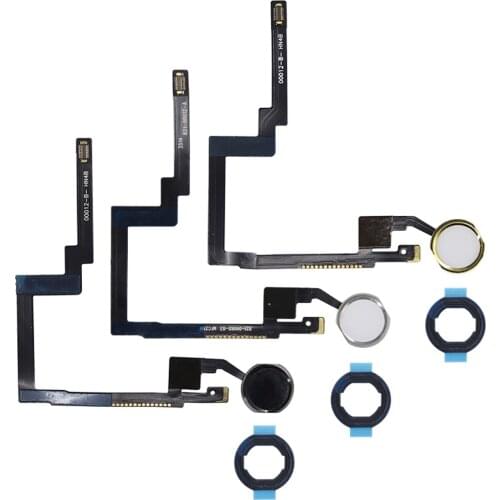 10pcs/Lot For iPad Mini 3 Home Button On Off Button Menu Key Home Flex Cable Assembly