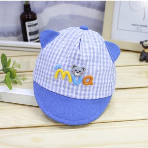 4 Colors Fashion Newborn Baseball Cap Pink Infant Cotton Hat for Girl Baby Boy Outdoor Headwear Accessories(for 0-6 Months Kids)