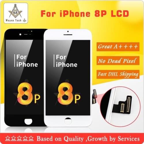 50PCS High Quality For iPhone 8 8Plus LCD With Great 3D Force Touch Assembly Screen Replacement Display Top Sell Free Shipping