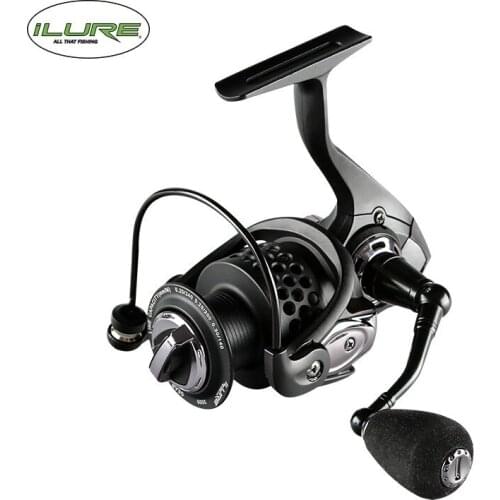 Free Shipping ILURE 1000/2000/3000/4000/5000/6000/7000 Spinning Fishing reel 7BB Trolling Baistcasting Reel Wheel 5.2:1