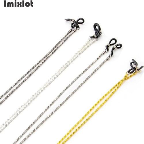 1PC Hollow Eyeglasses Chains for Women Metal Sunglasses Reading Glasses Cords Vintage Eyeglass Holder Strap Lanyard Necklace