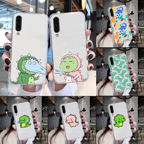 Dinosaur Best Friends Couple Phone Case For Samsung Galaxy A 3 5 7 8 10 20 21 30 40 50 51 70 71 E S 2016 2018 4G transparent art