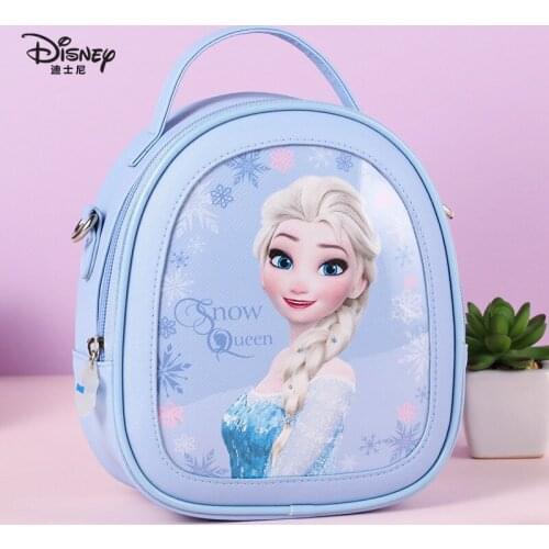 Disney Frozen Girl Backpack Princess Aisha Childrens Large Capacity Student Schoolbag Girl Shopping Shoulder Bag