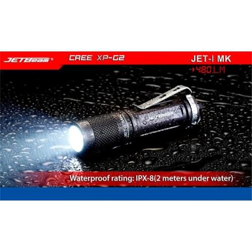 JETbeam JET-1 MK XP-G2 480 Lumens Mini Portable Waterproof LED Flashlight For Outdoor Sport Camping Hunting Pocket Small Light