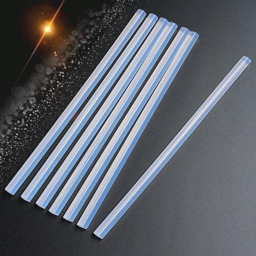 20pcs 7mmx100mm Clear Hot Melt Glue Adhesive Sticks For 7mm Electrical Glue Gun Craft Album Repair Accessories Adhesive