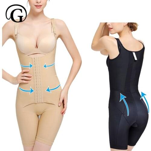 Women Body Shaper female Bodysuit Tummy Control Slimming shapewear Waist trainer with butt lifter underwear
