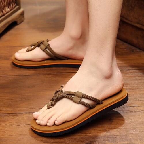 Summer Flip-flops New Mens Slippers Male Korean Fashion Sandals Leisure Non-slip Summer Shoes Men Sandals
