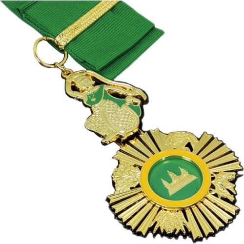 Best selling zinc alloy medal custom plating gold medal