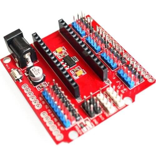 Multi-Function Nano Shield Expansion Board for Electric DIY SCM - Orange + Black (NANO SHIELD) For nano 3.0
