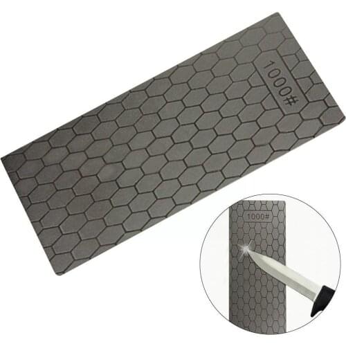 New Knife Sharpener 1000# Grit Diamond Knife Sharpening Grinder Stone Honeycomb Honing Tool Plate Whetstone Kitchen Y1K1