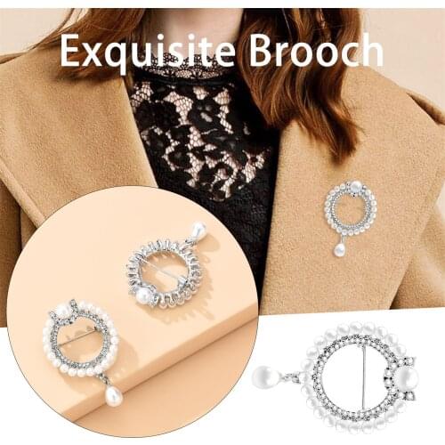 New Ladies Jewelry High-end Luxury Exquisite Pearl Jewelry Ladies Brooch 109