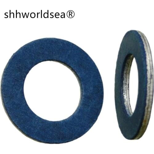 Shhworldsea 100PCS auto clip Double-sided blue cream paper with aluminum material in the middle for toyota