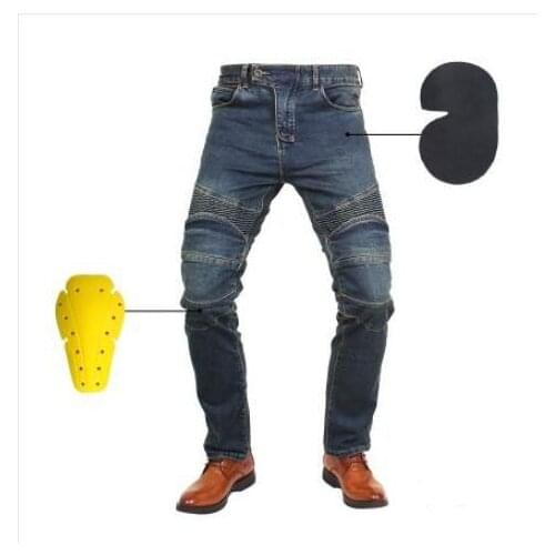 Motorcycle riding pants jeans racing Popular worldwide men and women motorcycle anti-fall high elastic pants