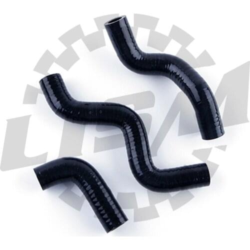 Silicone Radiator Coolant Hose Kit For KTM 50SX PRO JR PRO 2001-2008 Black Version