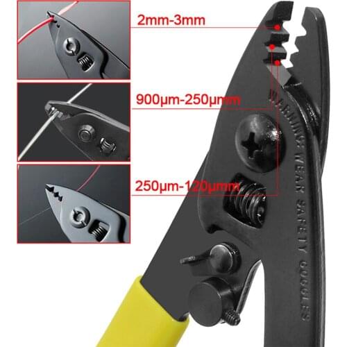 Fiber Optic Stripping Wire Stripper Fiber Optic Cable Stripper Three-port American CFS-2 CFS-3 Fiber Stripping Tool Pliers