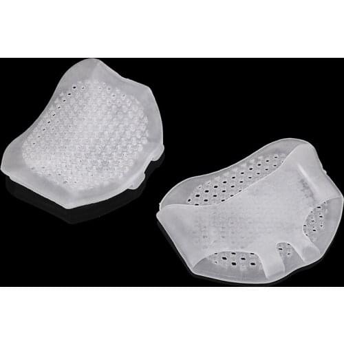 1 Pair Gel Forefoot Metatarsal Pads Cushion Forefoot Supports Silicon Half Yard Othotics Pain Relief Anti-slip