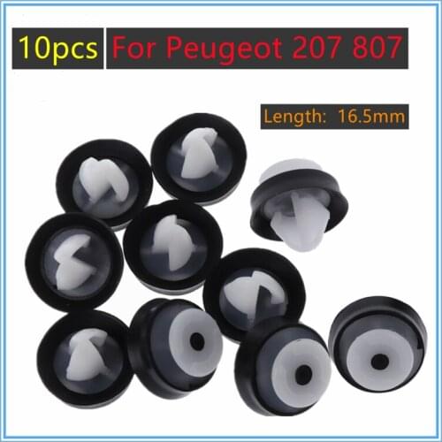 10Pcs Car Interior Trim Door Panel Card Pillar Clips Auto Bumper Fastener Retainer Push Clips For Peugeot 207 807 6991Y8
