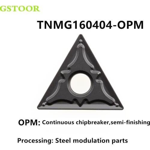 10PCS TNMG160404 TNMG160408 TNMG160412 OPM GP9135 Carbide Blades Turning Tools Lathe Cutter Tool