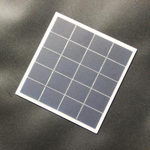 BUHESHUI Solar Panel 4W 5V Polycrystalline Cell DIY Solar Charger For Mobile Phone / 3.7V Battery Light 175*172MM 20PCS