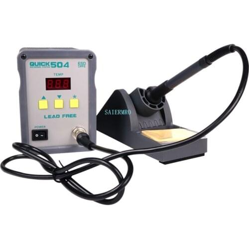 QUICK 503/504 maintenance mobile phone digital display soldering iron 90W high frequency lead-free soldering station