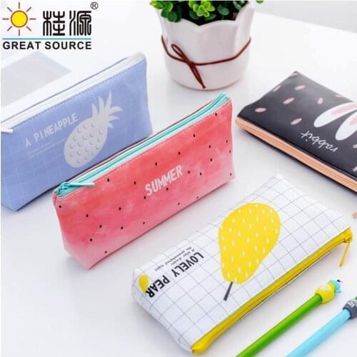 Pen Case Fluffy Pencil Case Stationery Bag Pen Bag Ziplock Closer Statioenry Storage Bag(60PCS)
