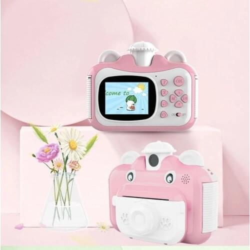 Kids Instant Print Camera Toy Children Digital Camera with Print Paper Video Recorder 32GB for Boy Girl Gifts