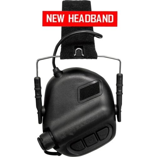EARMOR Tactical Headset M31 MOD3 New Headband Hearing Protector Black for Shooting Noise