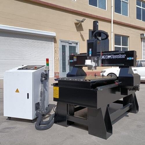 China Cast Iron 6090 Mini CNC Carving Machine 1212 ATC CNC Router Engraving For Metal Aluminum