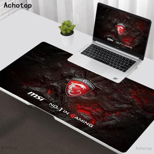 Mouse pad MSI Logo large esport game keyboard Mat games accessories tablet Game Desk 400X900 desk mat game tappetino mousepad