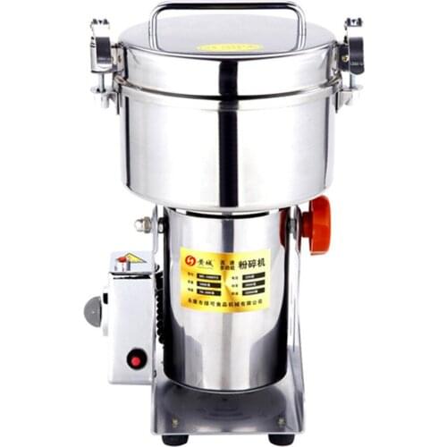 Dried Food Grinder Machine 1000g Mills For Spices&Seasoning&Rice Electric Milling Machine Swing Type Grain Crusher
