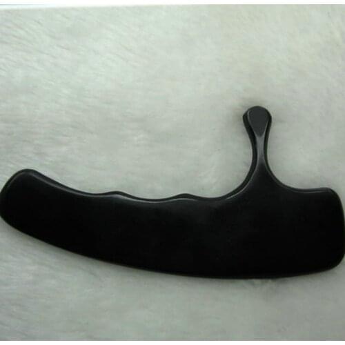 Natural Authentic Buffalo Horns Horn Scraping Board Meridian Cone Medical Care Tool China Traditional Household Hot Sale