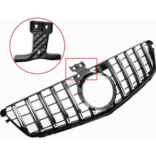 New Black ABS Radiator Grill Car Bumper Bracket Retainer Replacement Parts for Benz C Class W204 C300 C350 2048850136 2008-2011