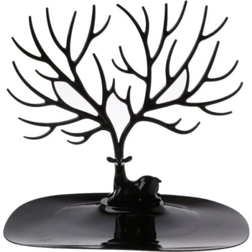 Jewelry Deer Tree Stand Display Organizer Necklace Earring Holder Jewelry Racks AXYD