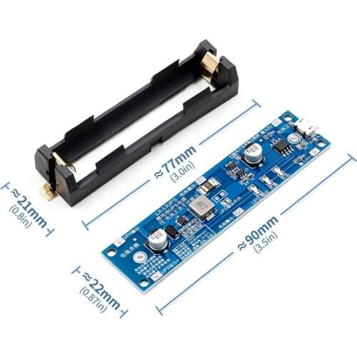 18650 Lithium Battery Boost Step Up Module Charge Discharge UPS Protection Board