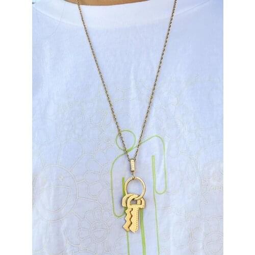 Goddess Luxury Women Necklace Gold Color Luxe JewKey Fashion New Goddess Luxury