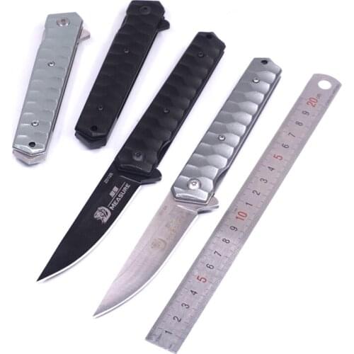 8.46'' Folding Knife Survival Tactical Pocket Knife Camping Outdoor Hiking Hunting Knives 440C Steel Self-defense Rescue Tool